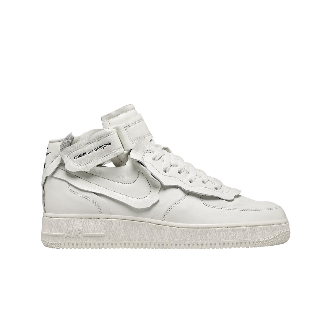 나이키 x 꼼데가르송 옴므 플러스 에어포스 미드 화이트 (Nike x Comme des Garcons Homme Plus Air Force Mid White)