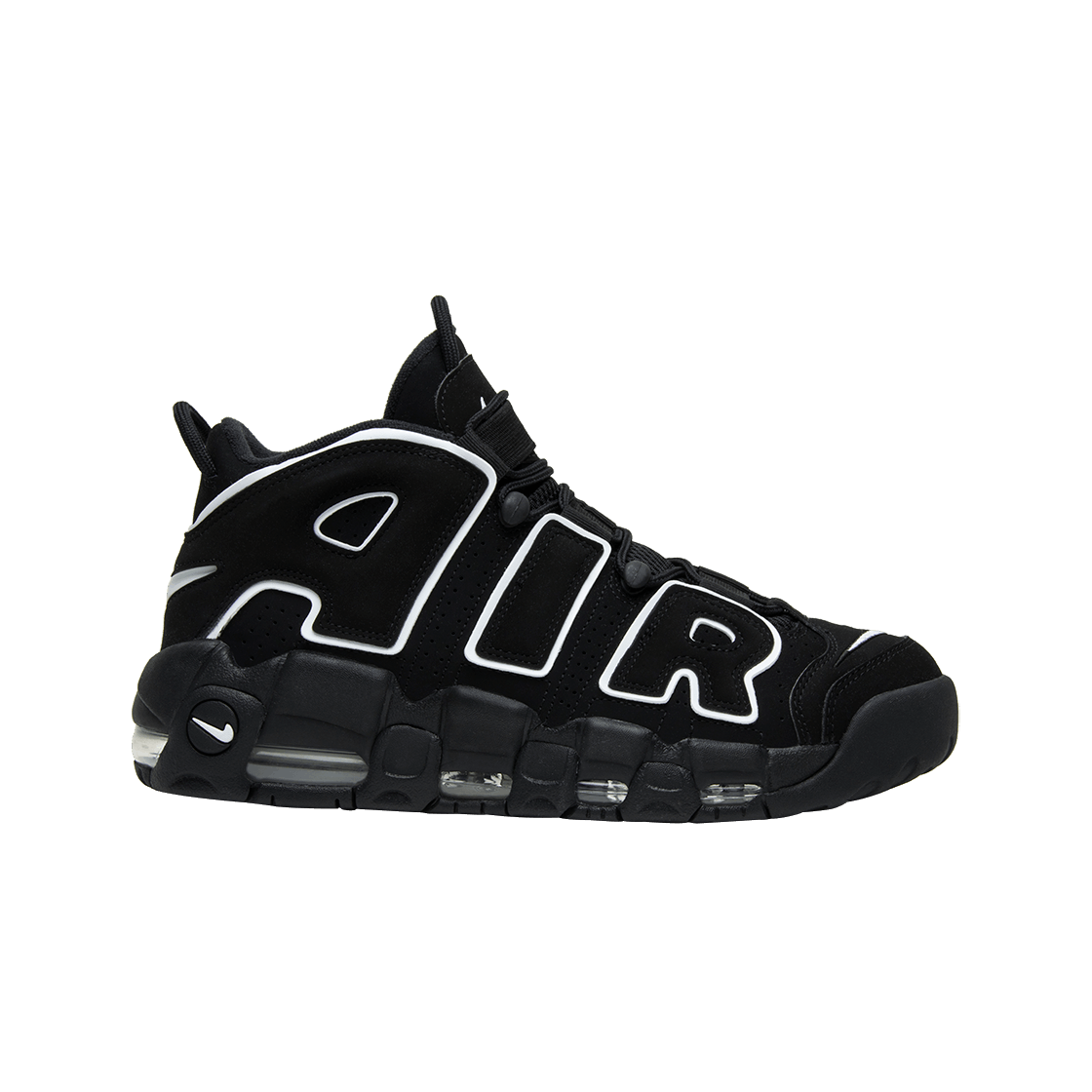 나이키 에어 모어 업템포 블랙 화이트 2020(Nike Air More Uptempo Black White 2020)