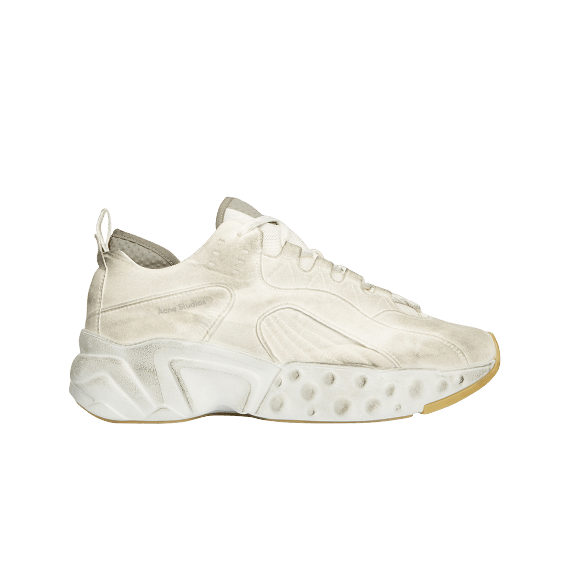 아크네 스튜디오 락어웨이 텀블드 스니커즈 화이트(Acne Studios Rockaway Tumbled Sneakers White)