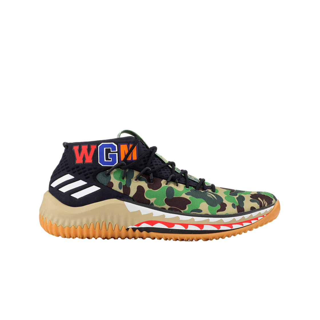 아디다스 x 베이프 데임 4 그린 카모(Adidas x BAPE Dame 4 Green Camo)