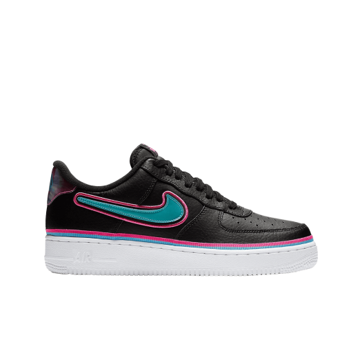 Nike Air Force 1 Low Sport NBA Black Blue Gale Laser Fuchsia