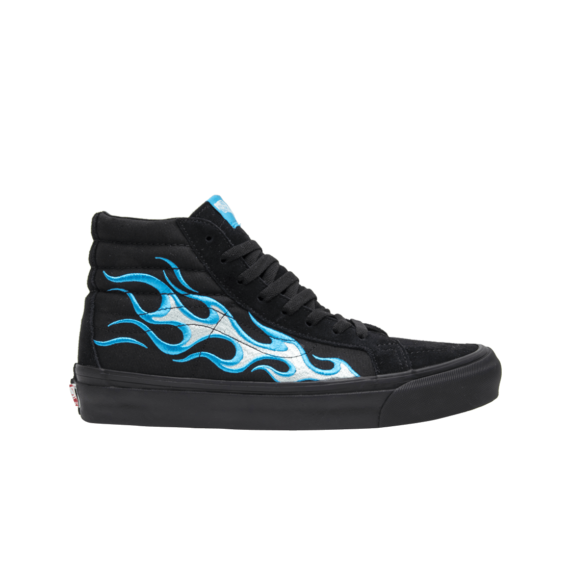Vans sk8 hi blue flame top