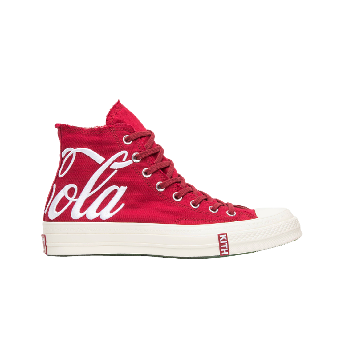컨버스 x 키스 x 코카콜라 척 70 하이 레드