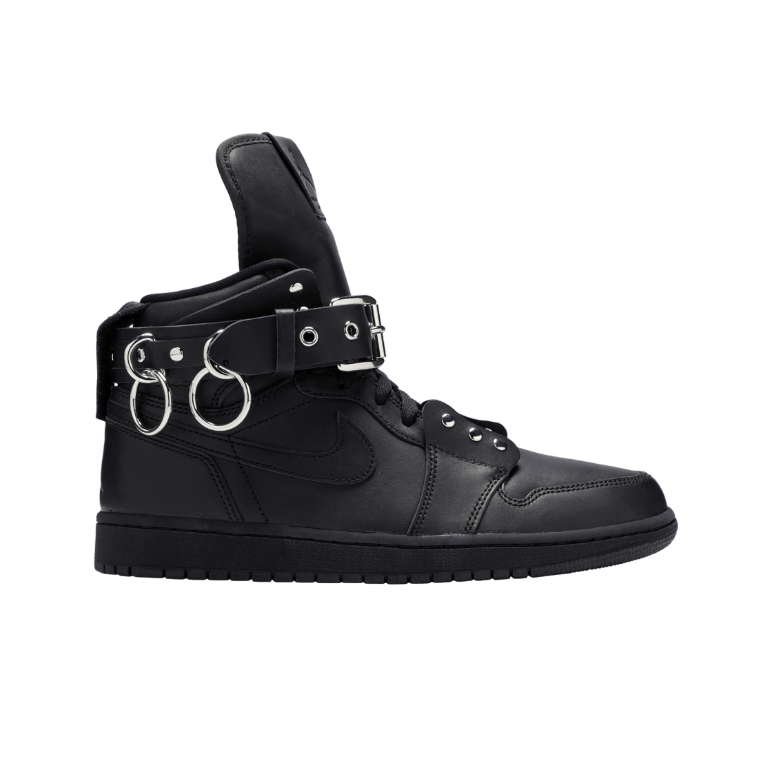 조던 1 x 꼼데가르송 옴므 플러스 레트로 스트랩 하이 블랙(Jordan 1 x Comme des Garcons Homme Plus Retro Strap High Black)