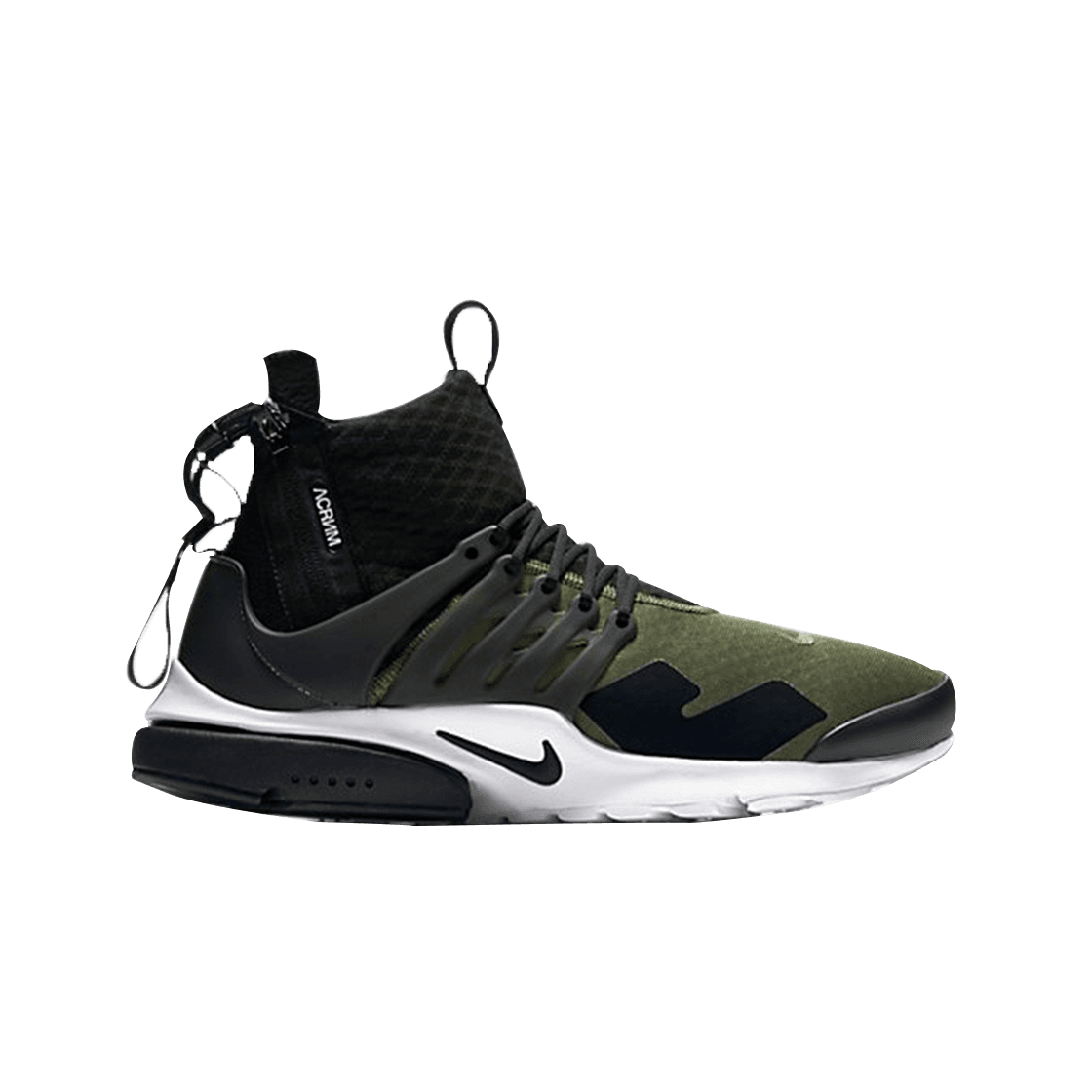 나이키 x 아크로님 에어 프레스토 미드 올리브(Nike x Acronym Air Presto Mid Olive)