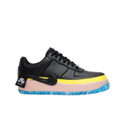 (W) Nike Air Force 1 Jester XX Black Sonic Yellow Arctic Orange