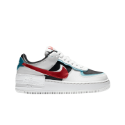 (W) Nike Air Force 1 Shadow Bleached Aqua Chile Red
