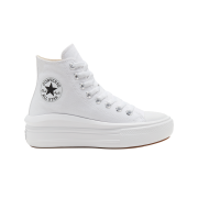 (W) Converse Chuck Taylor All Star Move High White