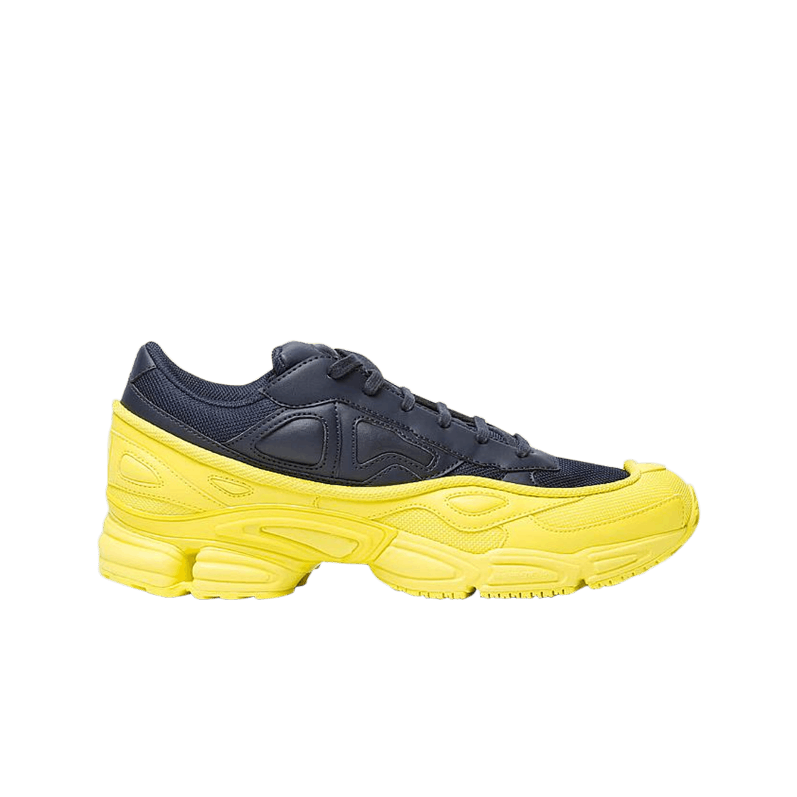 아디다스 x 라프 시몬스 오즈위고 브라이트 옐로우 나이트 네이비(Adidas x Raf Simons Ozweego Bright Yellow Night Navy)