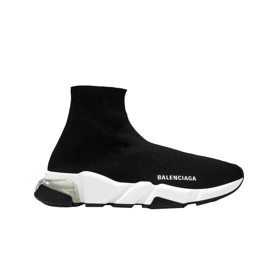 (W) 발렌시아가 스피드 트레이너 클리어 솔 블랙 화이트 2020((W) Balenciaga Speed Trainer Clear Sole Black White 2020) - 1