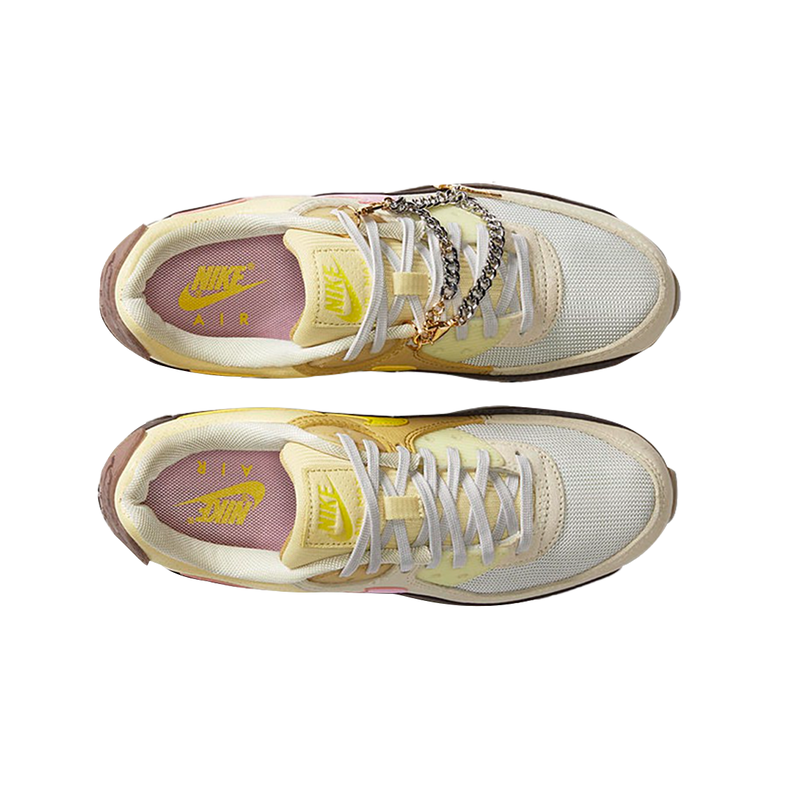 (W) 나이키 에어맥스 90 쿠반 링크 벨벳 브라운((W) Nike Air Max 90 Cuban Link Velvet Brown) - 3