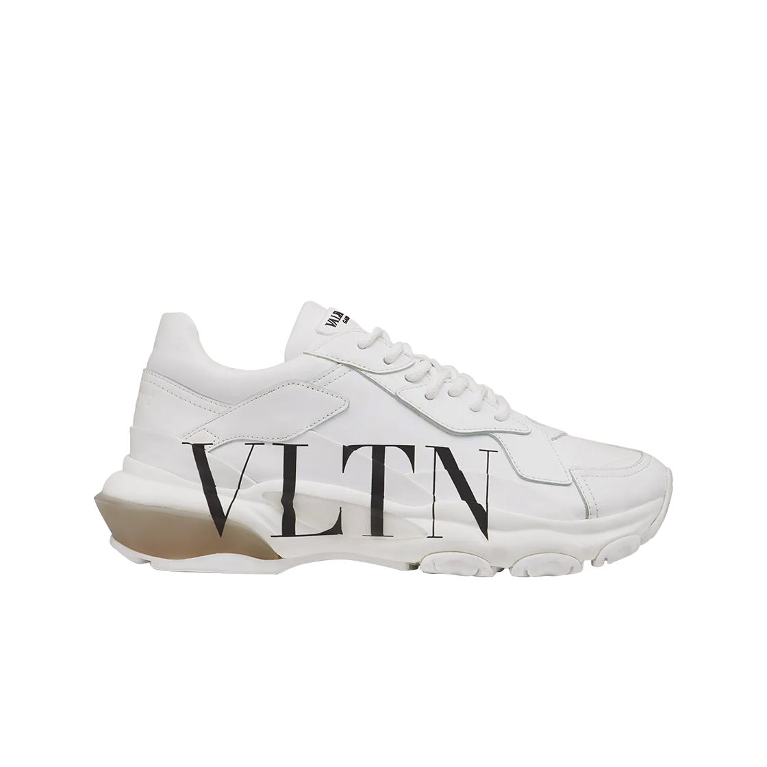 UW2S0M53RKWA01 (W) Valentino Bounce Calfskin Sneakers White Black