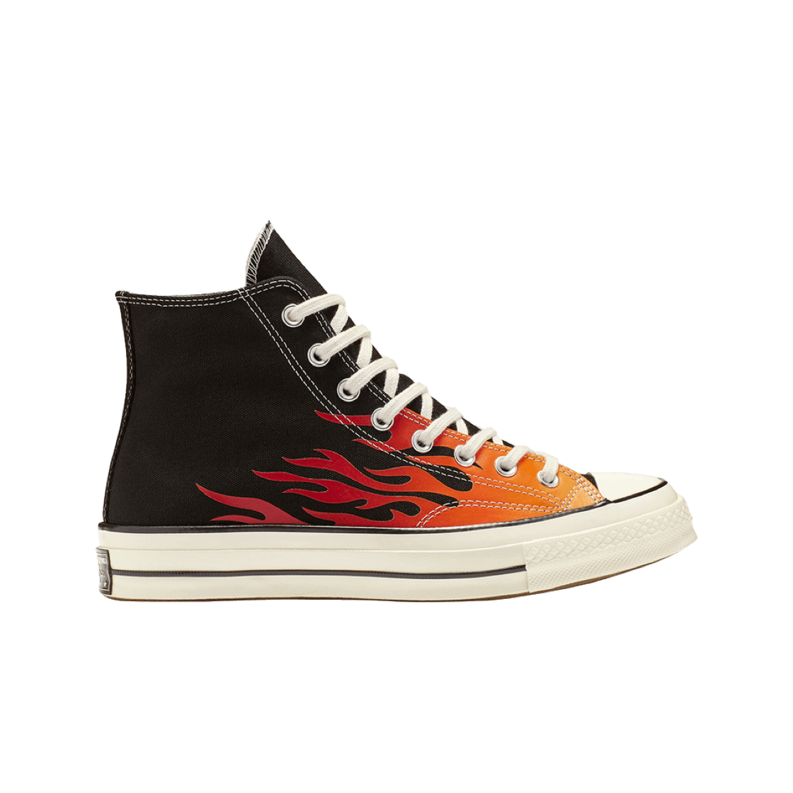 컨버스 척 70 하이 아카이브 프린트 플레임 블랙(Converse Chuck 70 Hi Archive Print Flames Black)