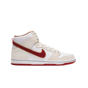 Nike SB Dunk High Sail Bright Crimson