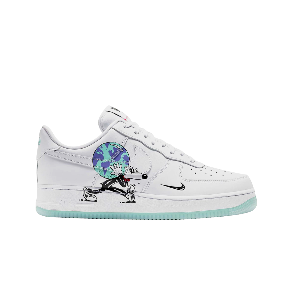 나이키 x 스티븐 해링턴 에어포스 1 로우 플라이레더 지구의 날 2019