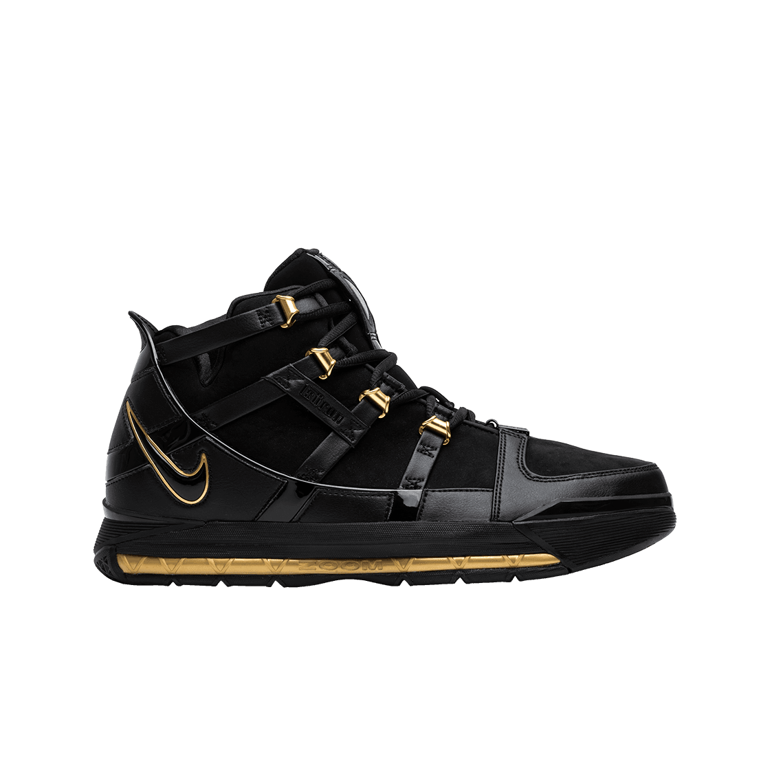 AO2434-001 Nike LeBron 3 Black Gold 2018