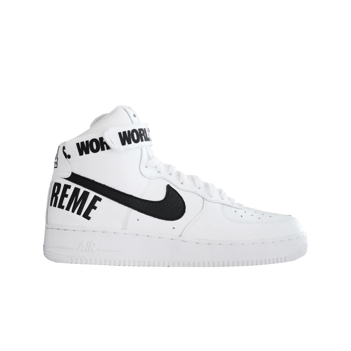 나이키 x 슈프림 에어포스 1 하이 월드 페이머스 화이트 | Nike | KREAM Nike x Supreme Air Force 1 High World Famous White