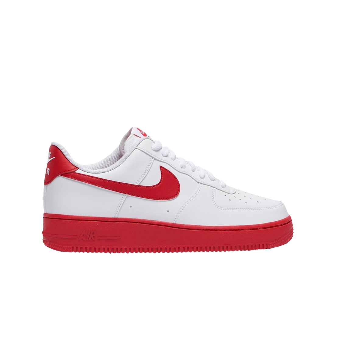 나이키 에어포스 1 로우 화이트 레드 미드솔(Nike Air Force 1 Low White Red Midsole)