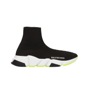 (W) Balenciaga Speed Trainer Black White Neon 2019