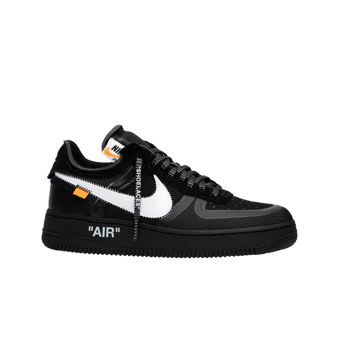 나이키 x 오프화이트 에어포스 1 로우 V2 블랙 화이트(Nike x Off-White Air Force 1 Low Black White)