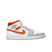 Jordan 1 Mid Starfish Pure Platinum