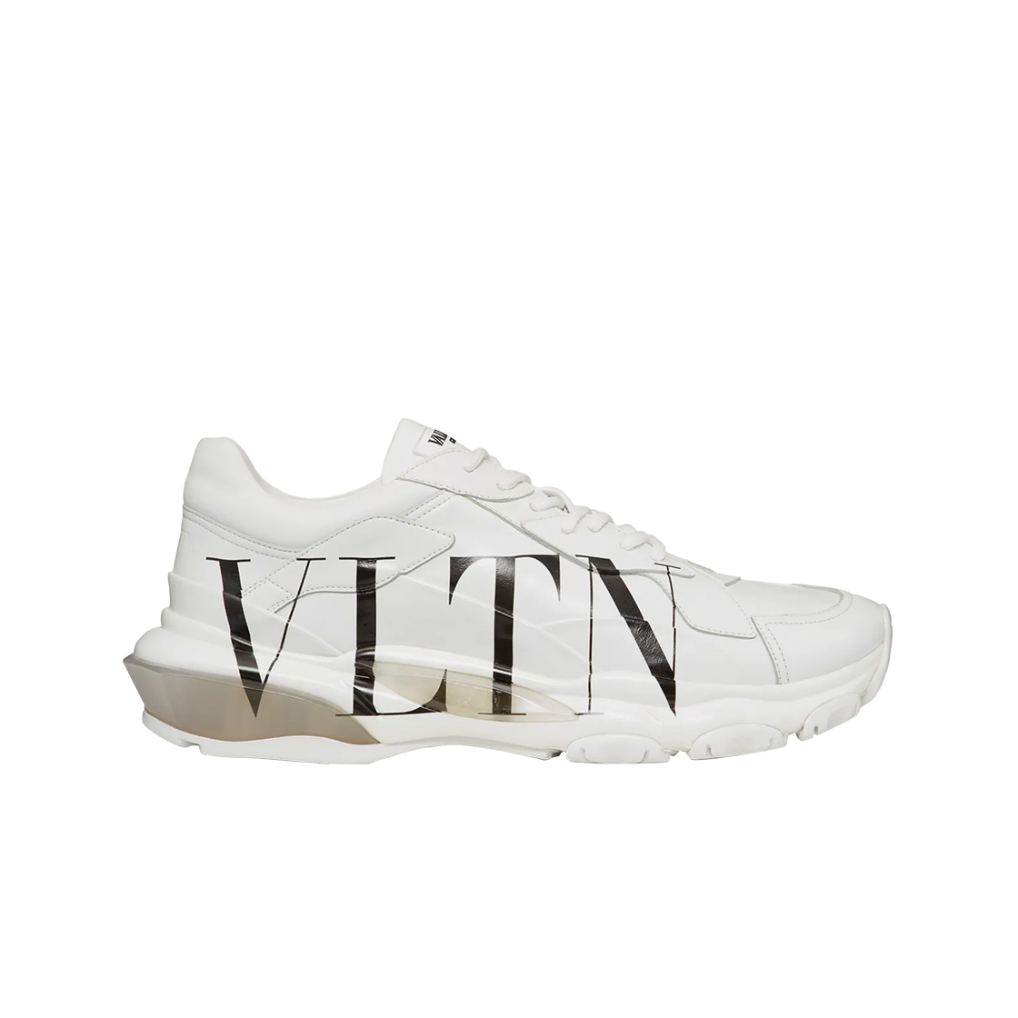 발렌티노 송아지 가죽 VLTN 바운스 스니커즈 화이트 블랙(Valentino Bounce Calfskin Sneakers White Black)
