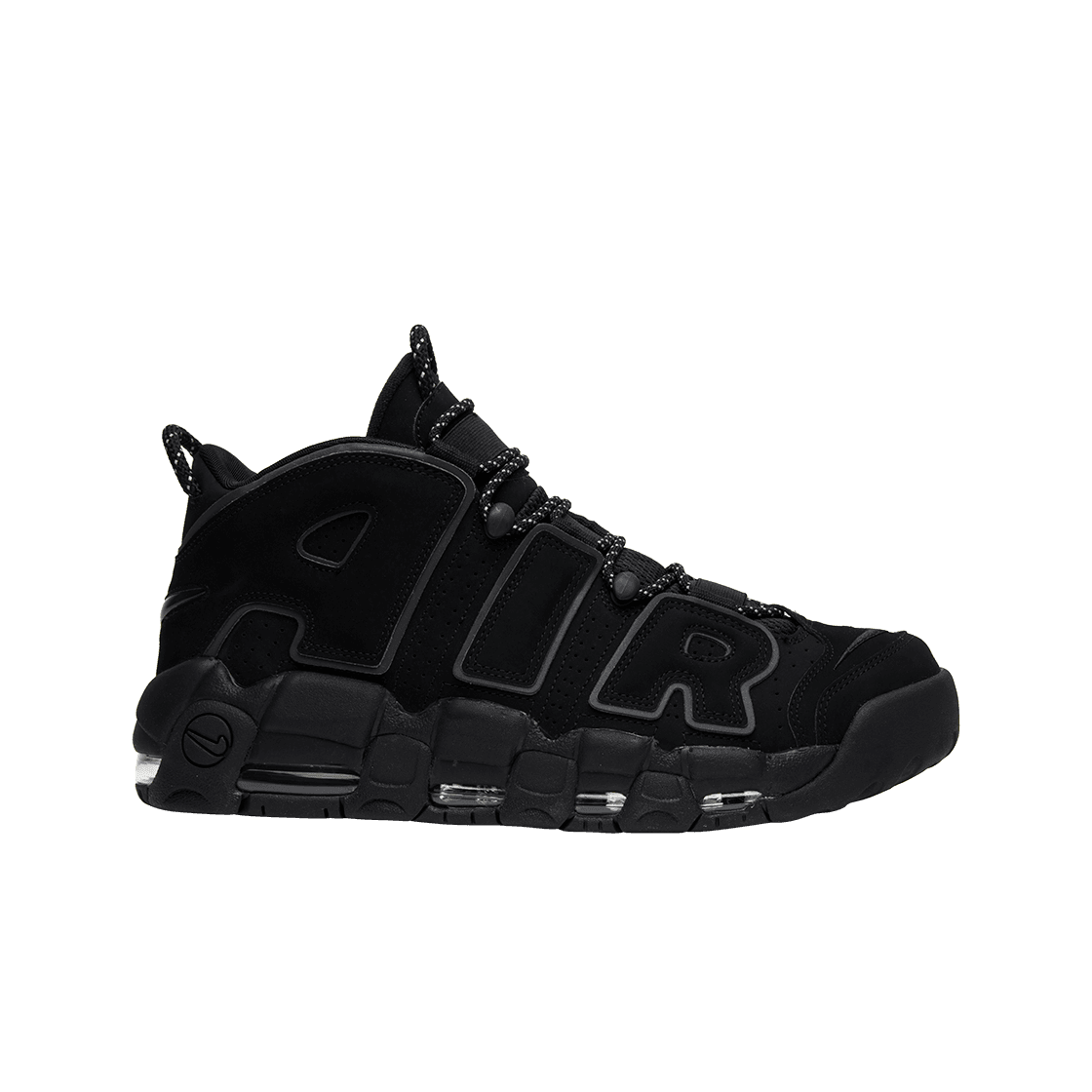 나이키 에어 모어 업템포 트리플 블랙 리플렉티브 2017/2018(Nike Air More Uptempo Black Reflective 2017/2018)