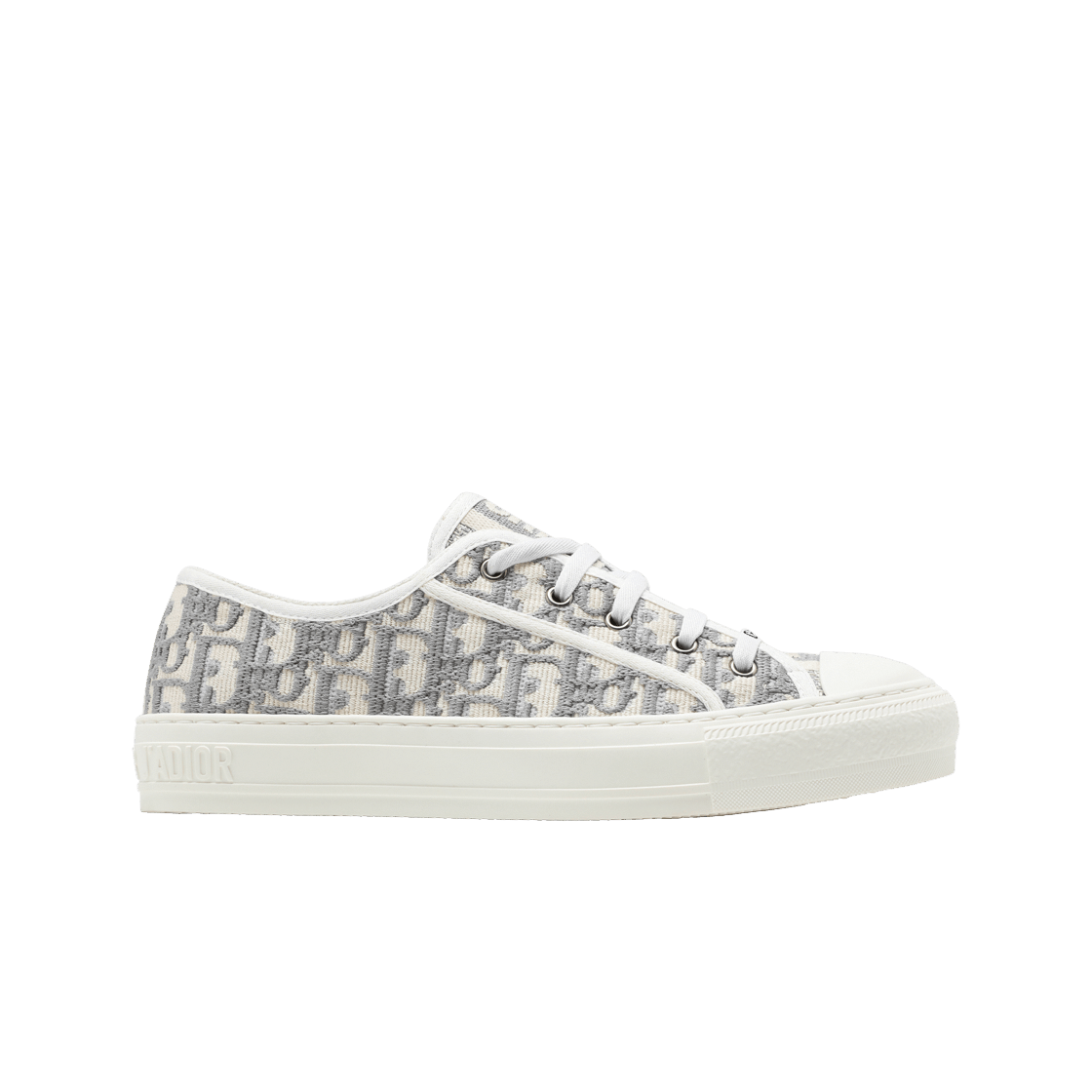 (W) 디올 워크앤디올 스니커즈 오블리크 자수 그레이((W) Dior Walk'N'Dior Sneakers Oblique Gray)