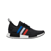 Adidas NMD R1 Primeknit Tricolor Stripes Black