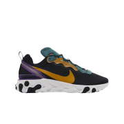 Nike React Element 55 Premium Black Mineral Cyan
