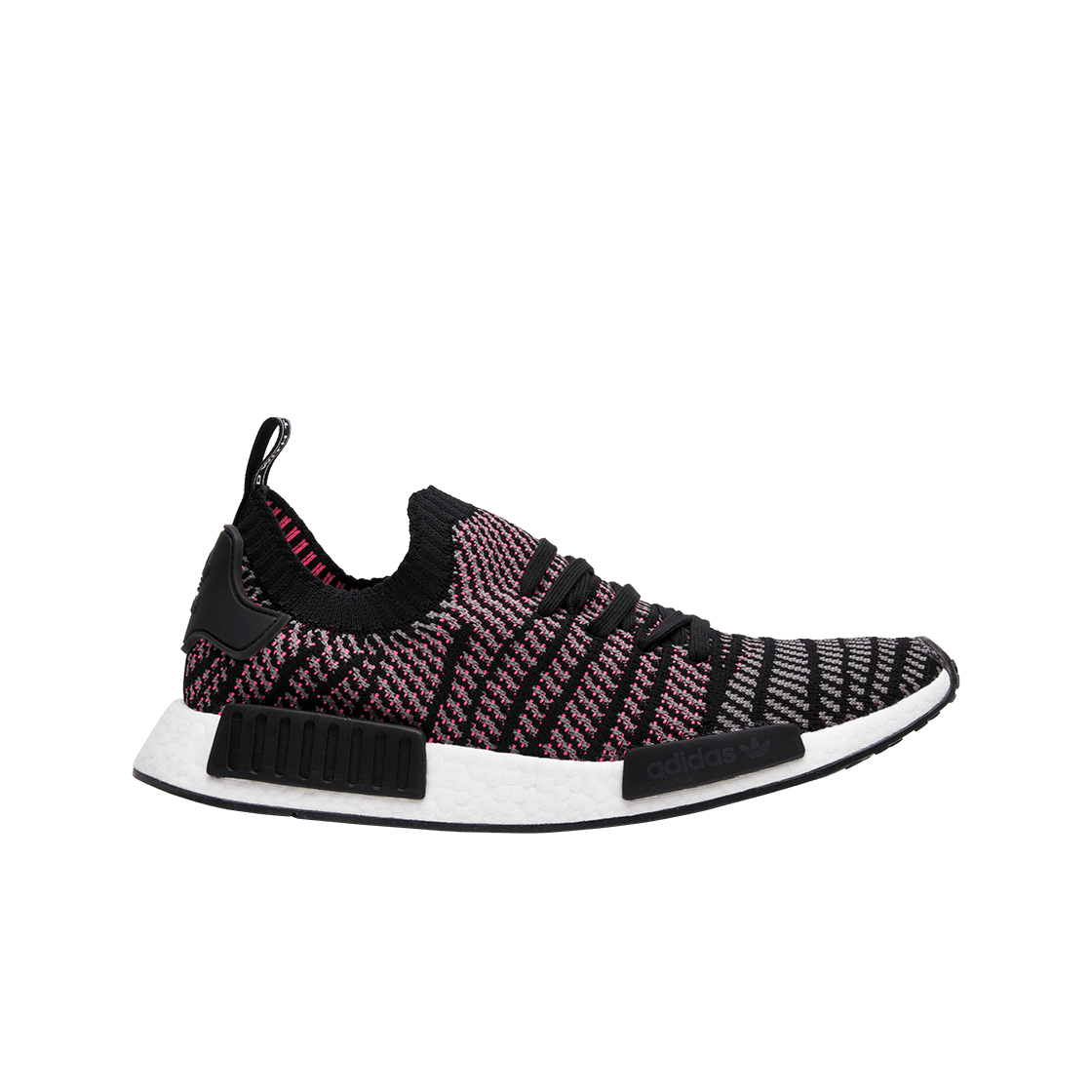 CQ2386 Adidas NMD R1 STLT Black Grey Solar Pink