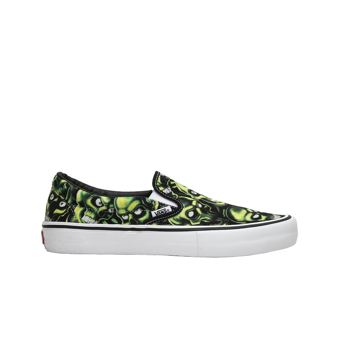 슈프림 x 반스 슬립온 스컬 파일 그린(Vans x Supreme Slip-On Skull Pile Green)