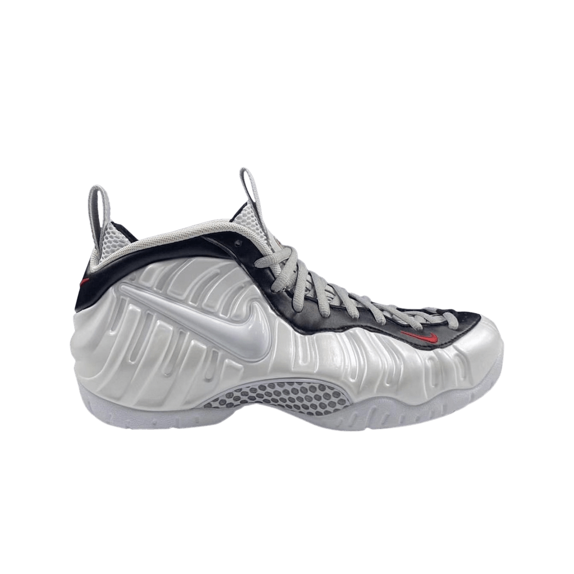 나이키 에어 폼포짓 프로 화이트 블랙 유니버시티 레드(Nike Air Foamposite Pro White Black University Red)