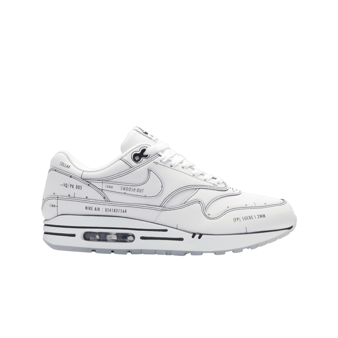 나이키 에어맥스 1 팅커 스케치 투 셸프 화이트(Nike Air Max 1 Tinker Sketch to Shelf White)