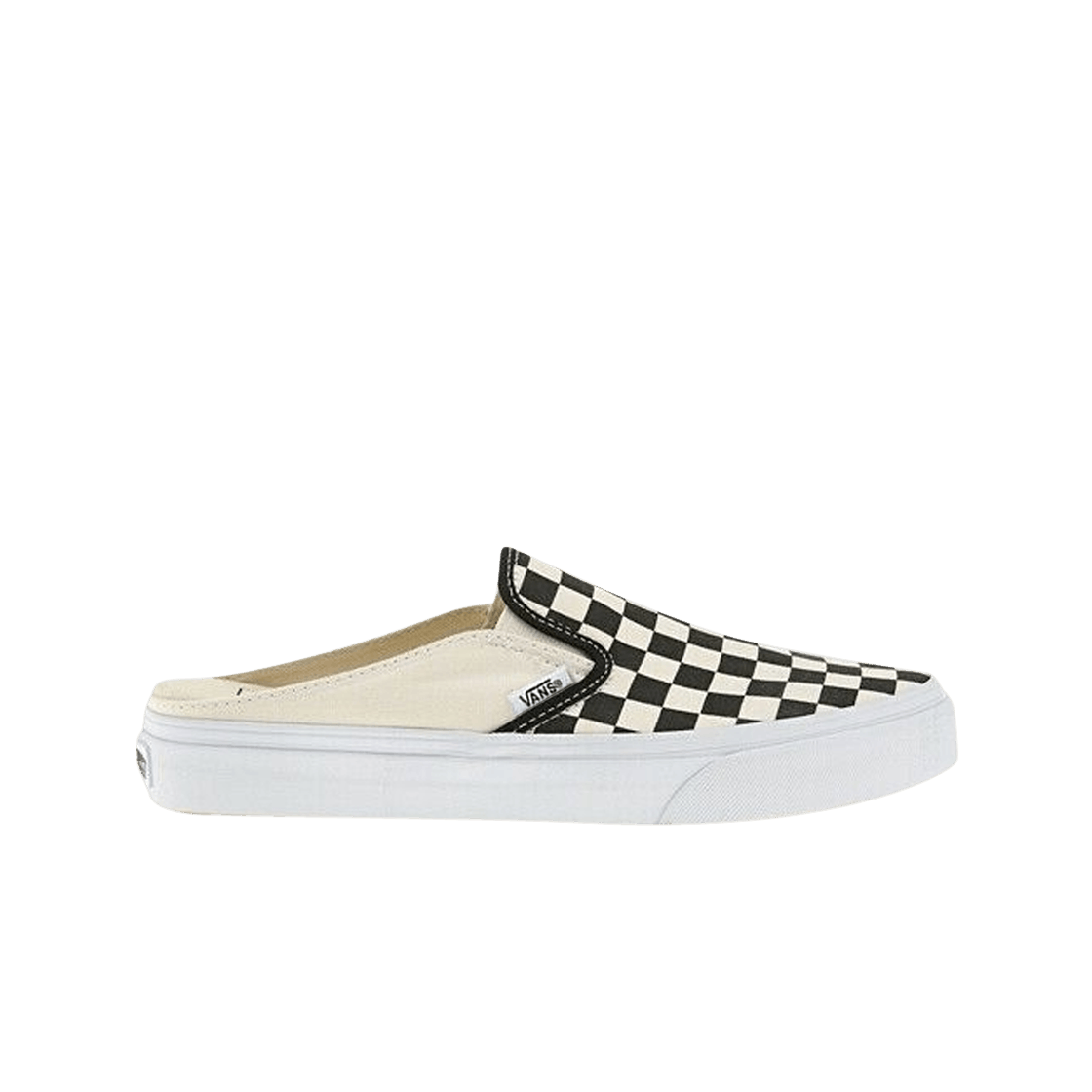 반스 클래식 슬립온 뮬 체커보드 블랙 화이트(Vans Classic Slip-On Mule Checkerboard Black White)