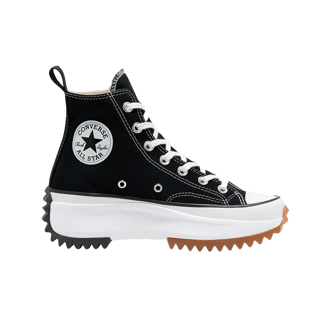 컨버스 런스타 하이크 하이 블랙 화이트 검(Converse Run Star Hike Hi Black White Gum)