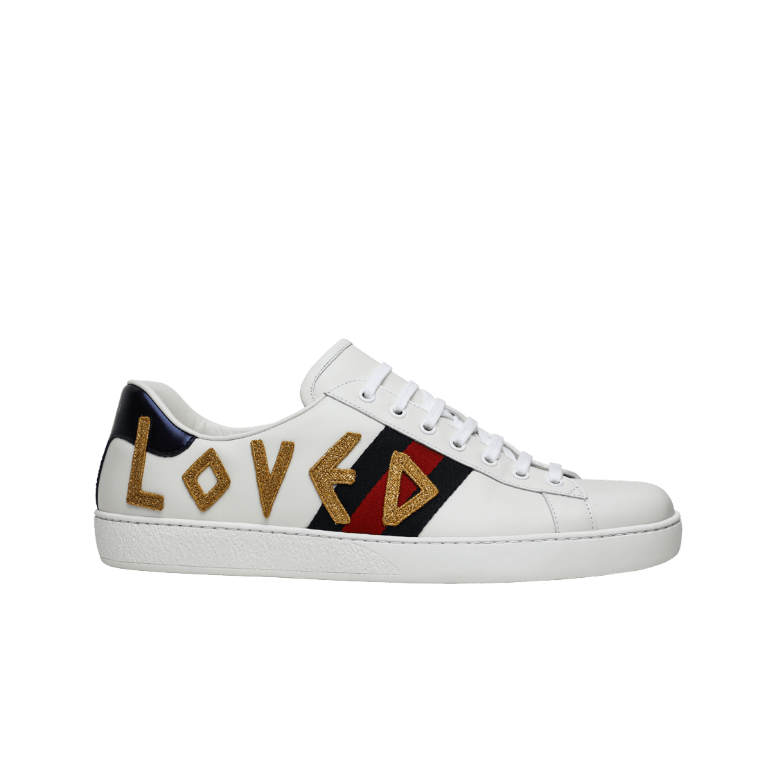 497090-DOPE0-9095 Gucci Ace Loved Embroidered Sneakers