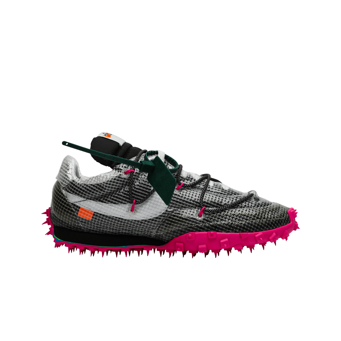 (W) 나이키 x 오프화이트 와플 레이서 블랙 핑크