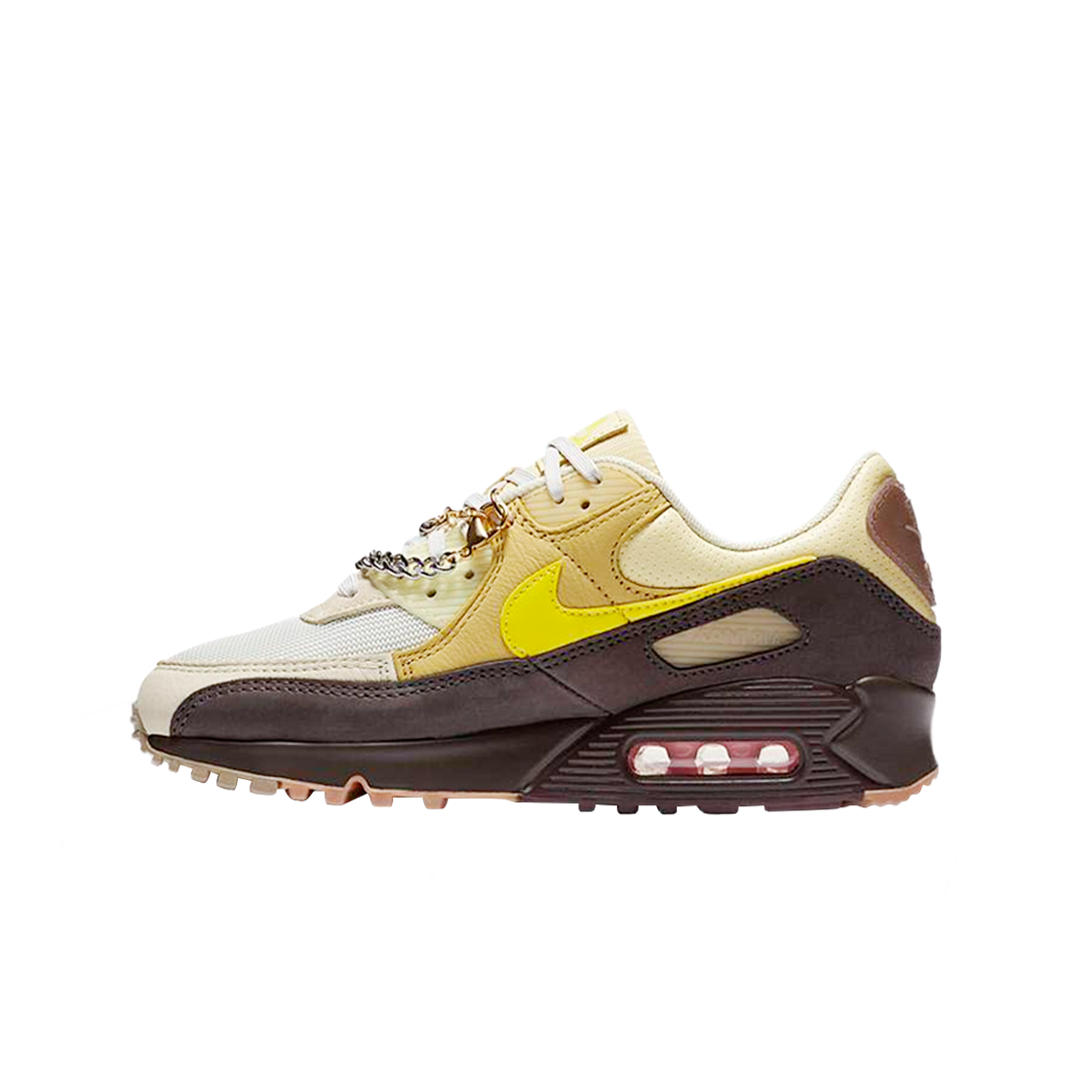 (W) 나이키 에어맥스 90 쿠반 링크 벨벳 브라운((W) Nike Air Max 90 Cuban Link Velvet Brown) - 2
