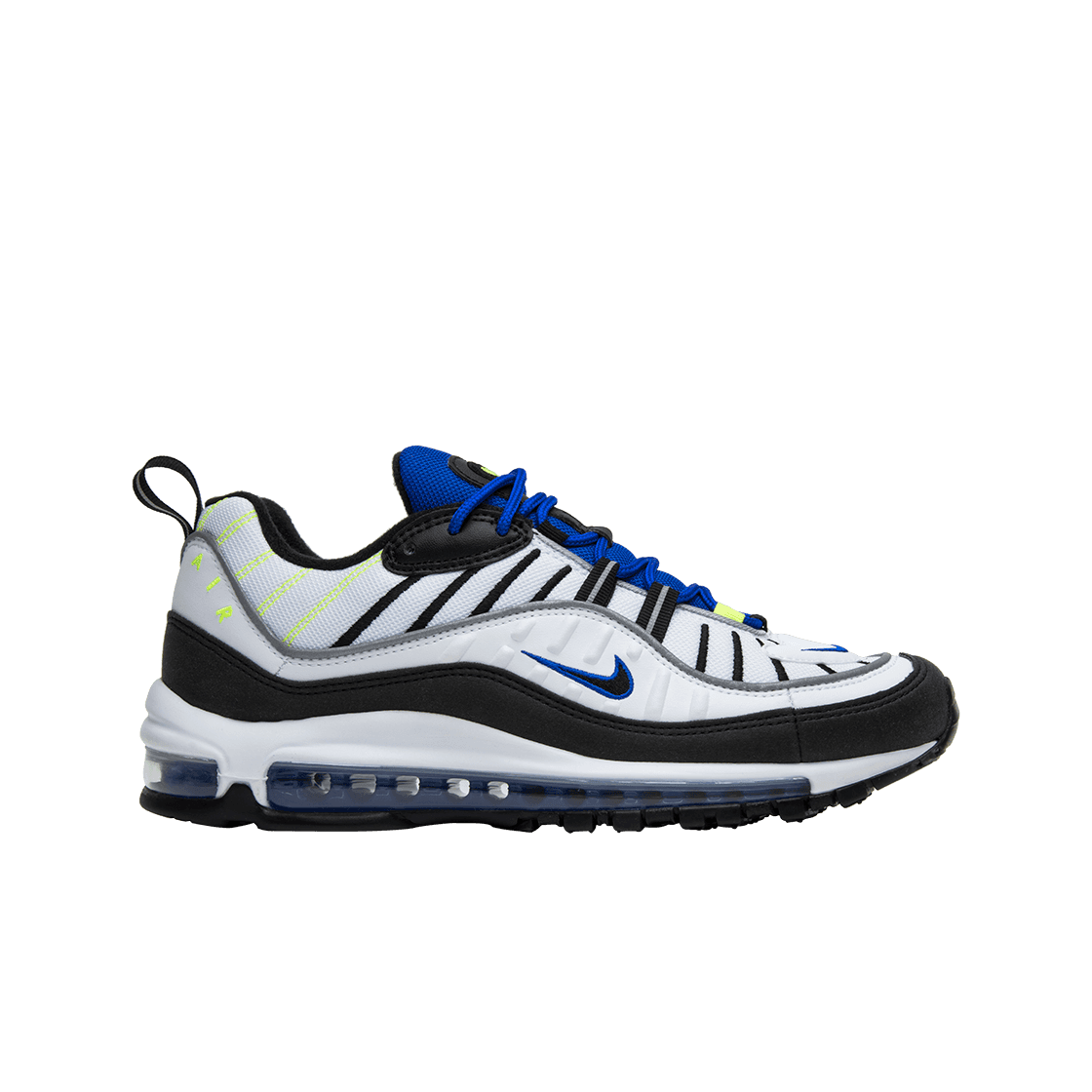 나이키 에어맥스 98 레이서블루(Nike Air Max 98 White Black Racer Blue)