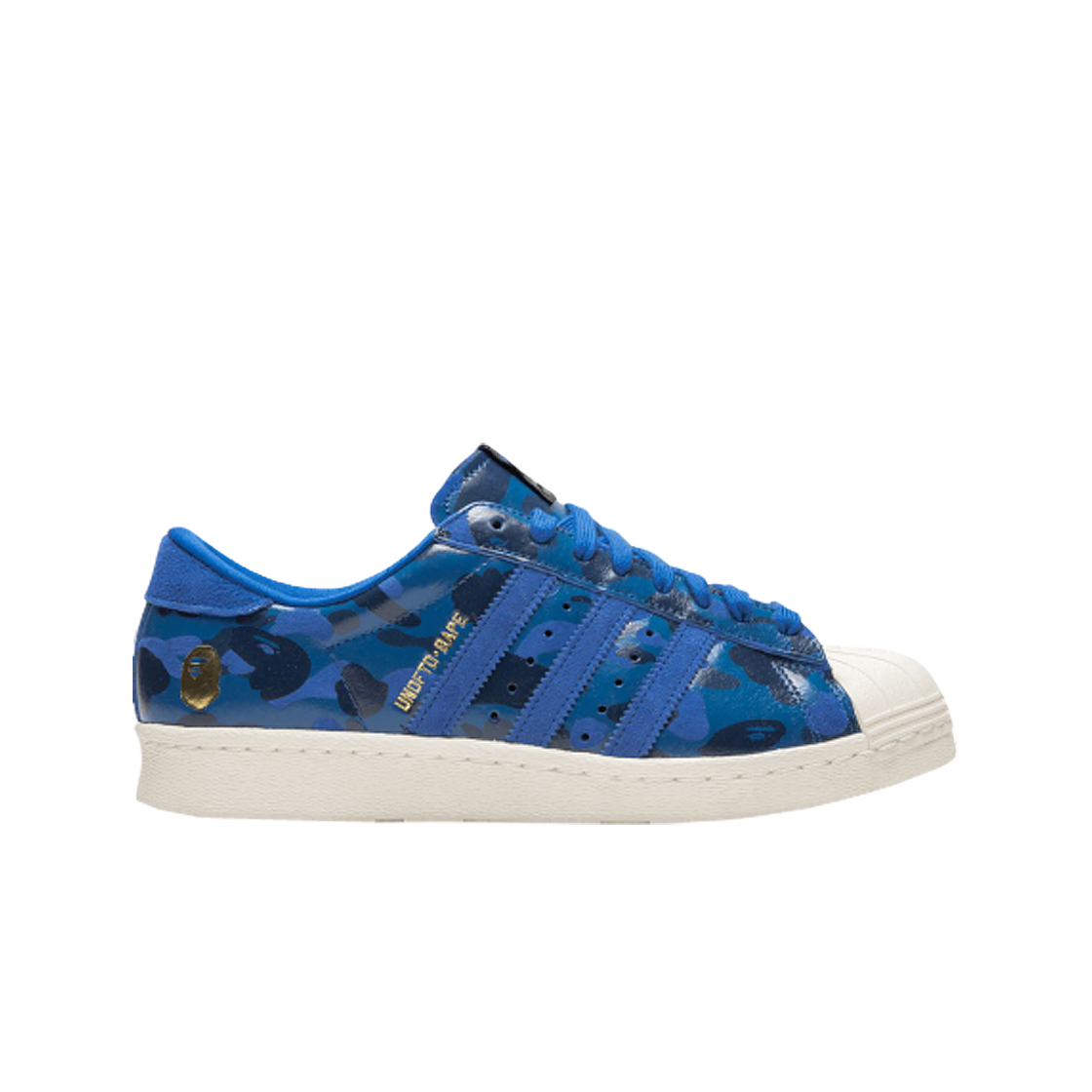 아디다스 x 베이프 x 언디핏 슈퍼스타 80v 블루 카모(Adidas x BAPE x Undefeated Superstar 80v Blue Camo)