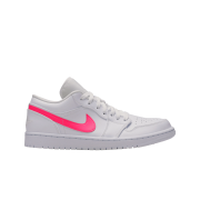 Jordan 1 Low White Multi-Color Swoosh