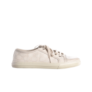 (W) Gucci GG Low Cotton Washed White