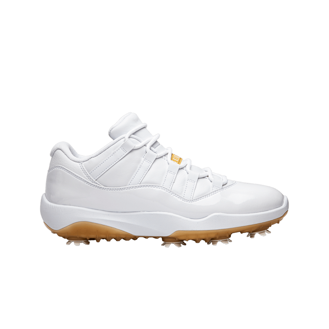 jordan 11 retro low golf white metallic gold