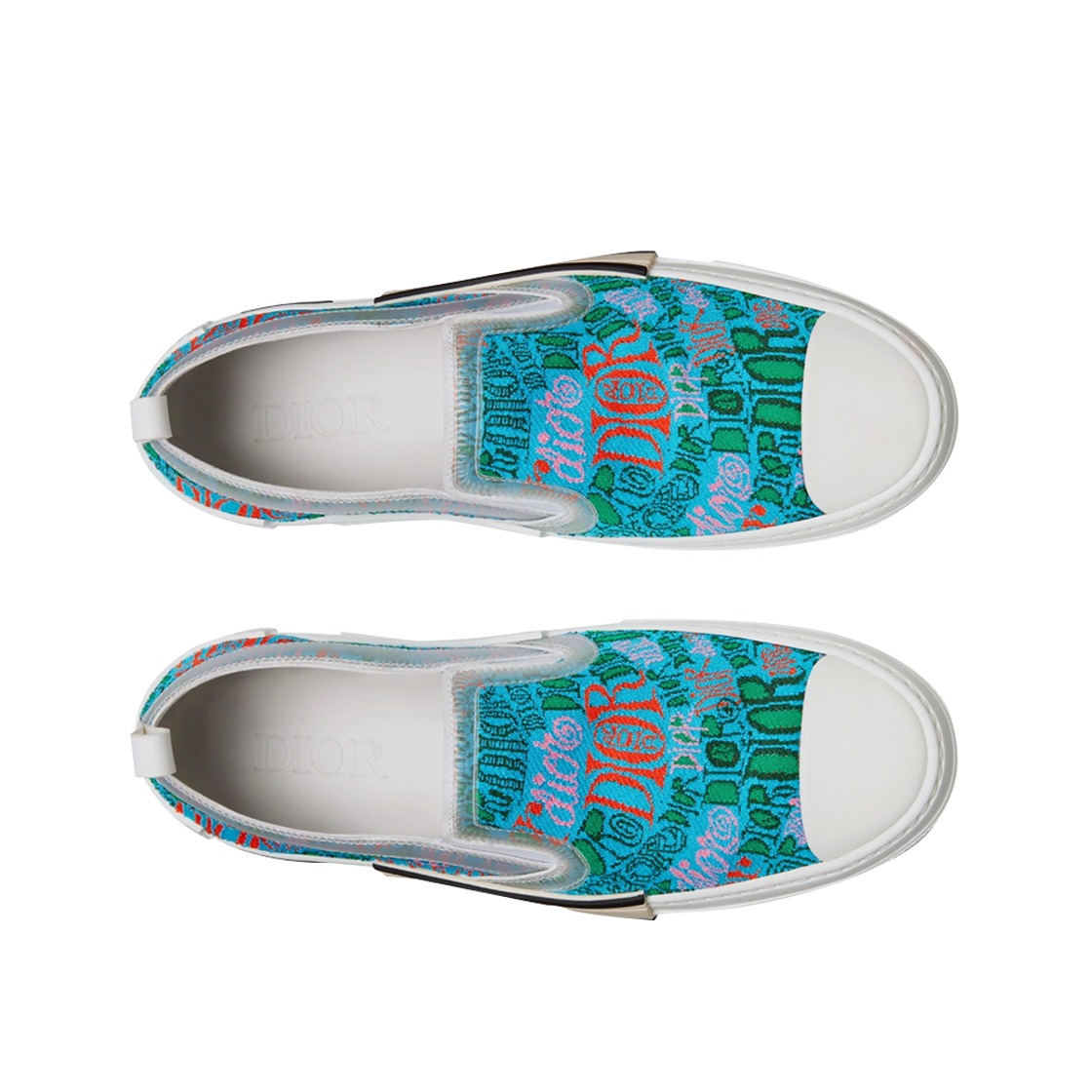 디올 x 숀 B23 슬립온 자카드 메쉬 멀티컬러(Dior x Shawn B23 Slip-On Jacquard Mesh Multi-Color) - 2