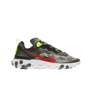 Nike React Element 87 Medium Olive Bright Crimson