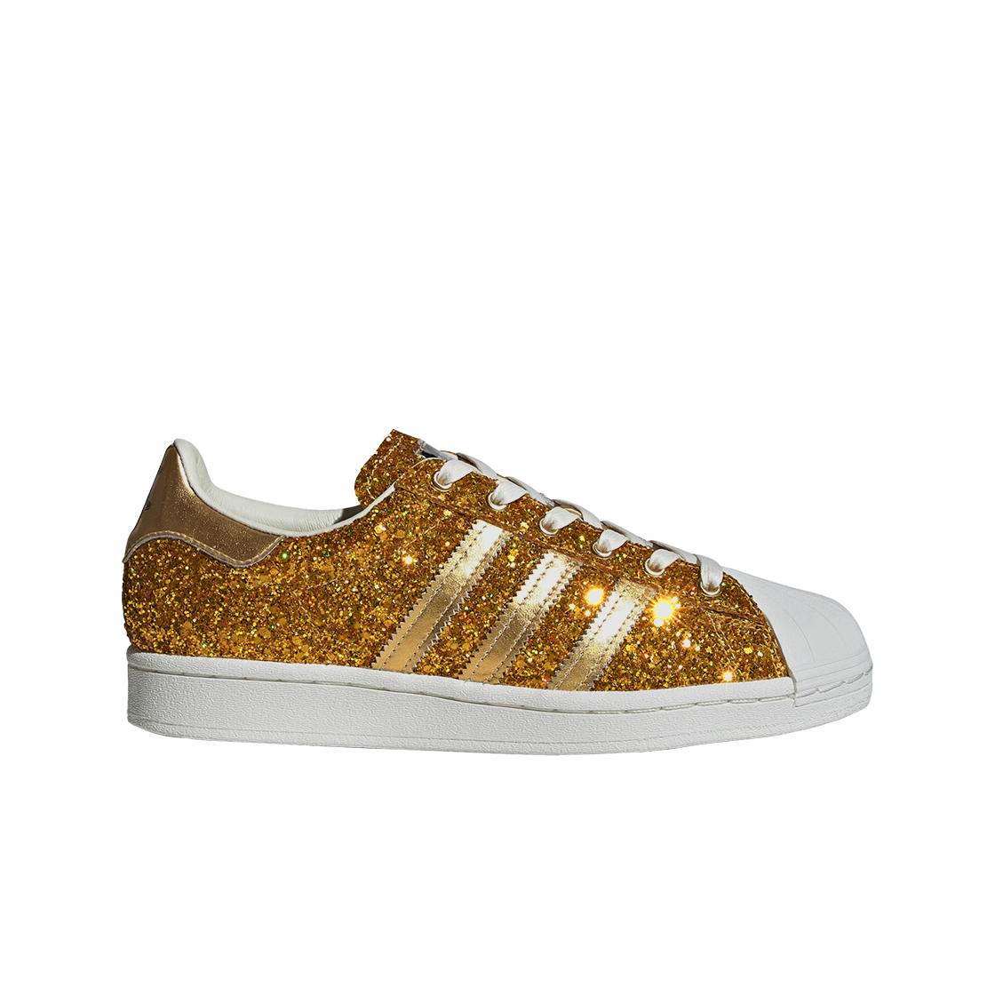 (W) 아디다스 슈퍼스타 스파클링 골드((W) Adidas Superstar Sparkling Gold) - 1