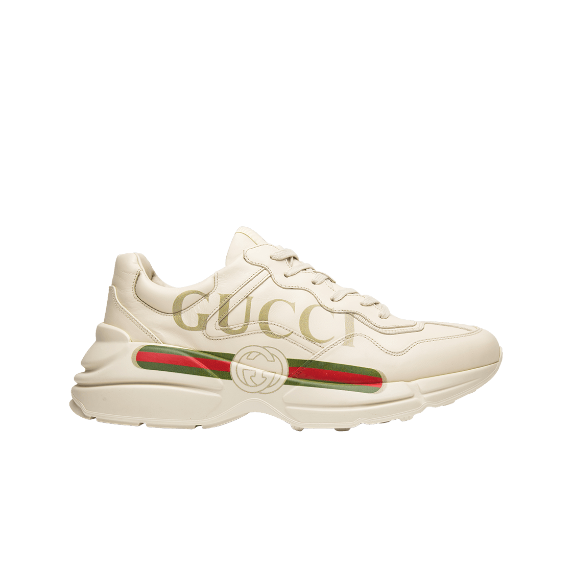 구찌 롸이톤 레더 스니커즈 띠 로고(Gucci Rhyton Leather Sneakers Logo)