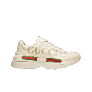 Gucci Rhyton Leather Sneakers Logo