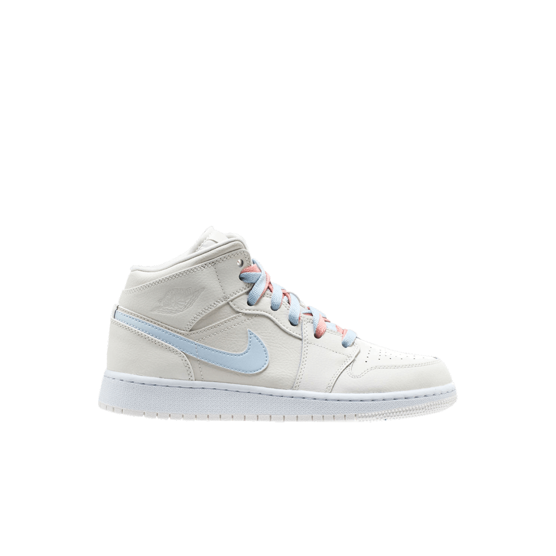 555112-035 (GS) Jordan 1 Mid Multi-Color Swoosh Phantom